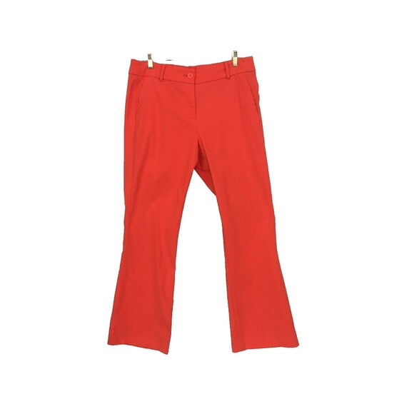 Lane Bryant Womens Coral Stretchy Boot Cut Pants, size‎ 16, Orange, - Picture 1 of 9